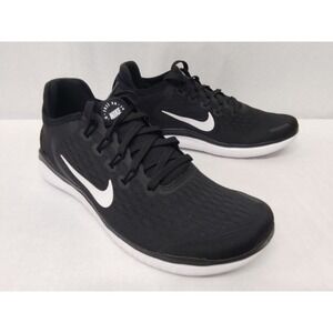 Nike Men's Free RN 2018 Running Shoes 942836-001 Black White Sz 7